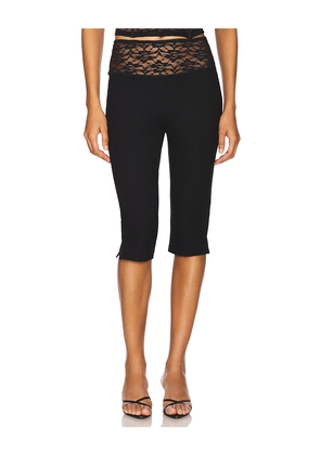 BY.DYLN Melaine Capri Pants in Black. Size M. Also in S, XS.