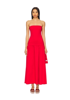 Alice + Olivia Oriana Maxi Dress in Red. Size 4. Also in 6.