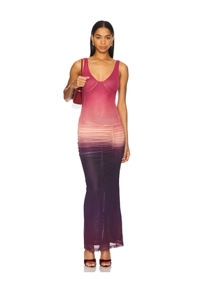 BY.DYLN x REVOLVE Cascada Maxi Dress in Pink. Size M. Also in XS.
