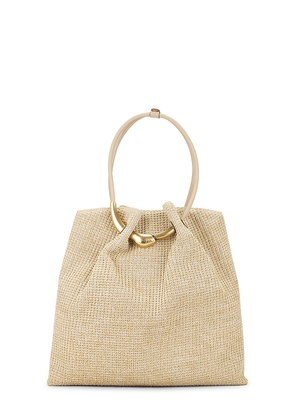Cult Gaia Asa Tote in Tan.