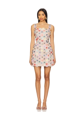 ELLIATT Aviva Mini Dress in Blush. Size M. Also in S, XS.