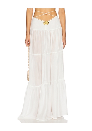 Cin Cin Song Orchid Skirt in White. Size L. Also in S, XS, M.