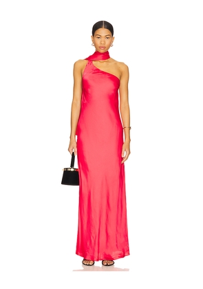 Cin Cin Hera Maxi Dress in Red. Size L. Also in XS, M, XL.