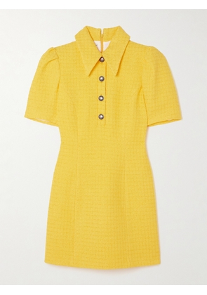 Alessandra Rich - Bouclé Mini Dress - Yellow - IT36,IT38,IT40,IT42,IT44