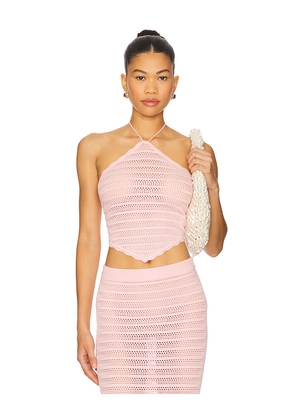 AFRM Estelle Top in Pink. Size L. Also in XXS, M, XL, XXL.