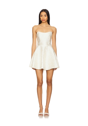 ELLIATT Galadirel Strapless Mini Dress in Ivory. Size L. Also in S, XXS, XS, M, XL, XXL.
