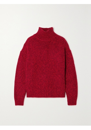 Le Kasha - Damak Organic Cashmere Turtleneck Sweater - Red - S/M,M/L