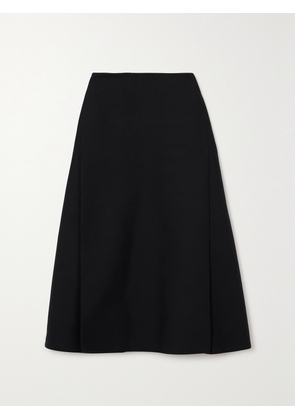 Marni - Pleated Cotton Midi Skirt - Black - IT36,IT38,IT40,IT42,IT44,IT46