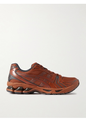 Asics - Gel-kayano 14 Rubber-trimmed Ripstop And Faux Leather Sneakers - Brown - UK 3,UK 3.5,UK 4,UK 4.5,UK 5,UK 5.5,UK 6,UK 6.5,UK 7,UK 7.5,UK 8,UK 8.5,UK 9,UK 9.5