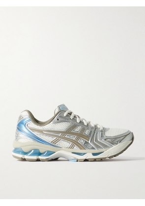 Asics - Gel-kayano 14 Rubber-trimmed Mesh And Faux Leather Sneakers - Cream - UK 3,UK 3.5,UK 4,UK 4.5,UK 5,UK 5.5,UK 6,UK 6.5,UK 7,UK 7.5,UK 8,UK 8.5,UK 9,UK 9.5