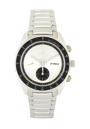 D1 Milano Cronografo 40mm Watch in White.