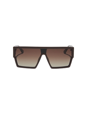 DIFF EYEWEAR Electra Sunglasses in Chocolate.
