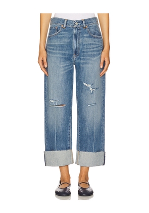 Denimist Haisley Slouch Boyfriend Jeans in Blue. Size 27. Also in 30.