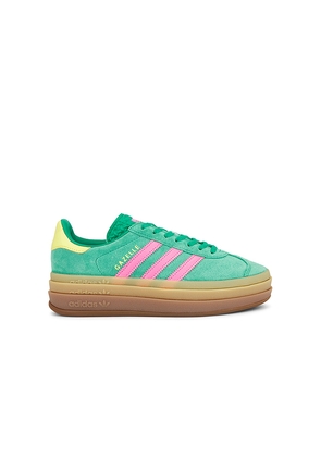 adidas Originals Gazelle Bold in Green. Size 7.5. Also in 8, 9.5.