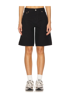 Dr. Denim Lea Shorts in Black. Size 25. Also in 26, 27, 28, 30.