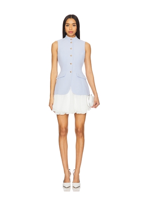 Amanda Uprichard Justine Dress in Baby Blue. Size L. Also in XS, S, M, XL.