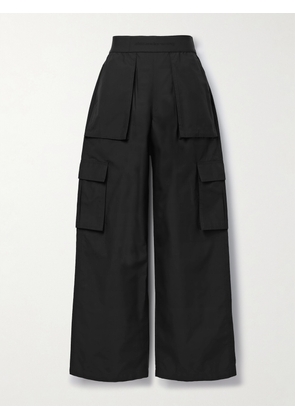 ALEXANDER WANG - Cotton-blend Ripstop Wide-leg Cargo Pants - Black - US0,US2,US4,US6,US8,US10,US12,US14