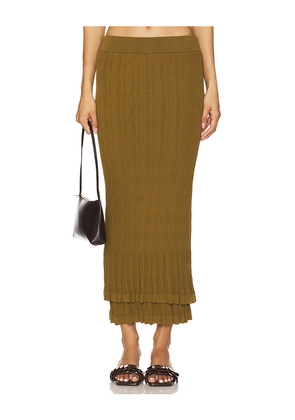 A.L.C. Lexi Skirt in Olive. Size M. Also in XL, XS.