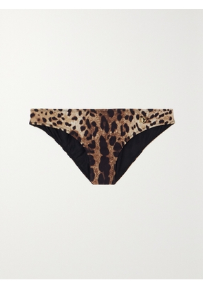 Dolce & Gabbana - Leopard-print Bikini Briefs - Animal print - 1,2,3,4,5
