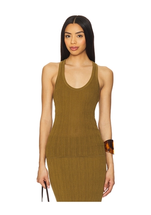 A.L.C. Iris Top in Olive. Size L. Also in S, M, XL.