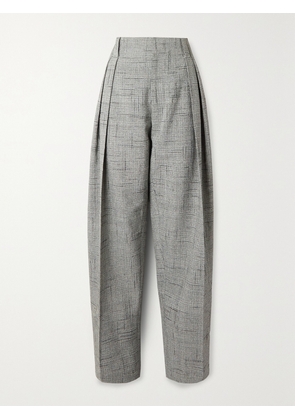 Bottega Veneta - Pleated Woven Tapered Pants - Gray - IT34,IT36,IT38,IT40,IT42,IT44,IT46,IT48