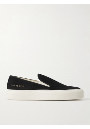 COMMON PROJECTS - Suede Slip-on Sneakers - Black - IT35,IT36,IT37,IT38,IT39,IT40,IT41,IT42