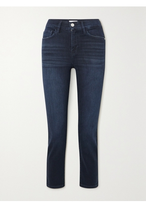 FRAME - Le High Cropped High-rise Slim-leg Jeans - Blue - 23,24,25,26,27,28,29,30,31,32,33,34