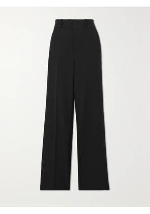 FRAME - Relaxed Stretch-crepe Straight-leg Pants - Black - US0,US2,US4,US6,US8,US10,US12,US14