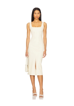 Commando Faux Leather Tank Dress in Ivory. Size M. Also in S, XL.