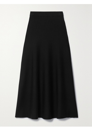 Gabriela Hearst - Freddie Wool, Cashmere And Silk-blend Midi Skirt - Black - x small,small,medium,large,x large