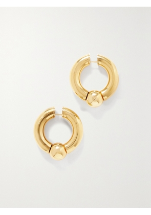 Balenciaga - Mega Gold-tone Hoop Earrings - One size