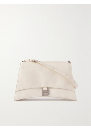Balenciaga - Crush Medium Crinkled-leather Shoulder Bag - Ivory - One size