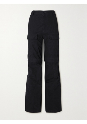 Balenciaga - Paneled Cotton-ripstop Cargo Pants - Black - XXS,XS,S,M,L,XL