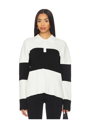 ALL THE WAYS Penlee Sweater in White,Black. Size L. Also in S, XS.