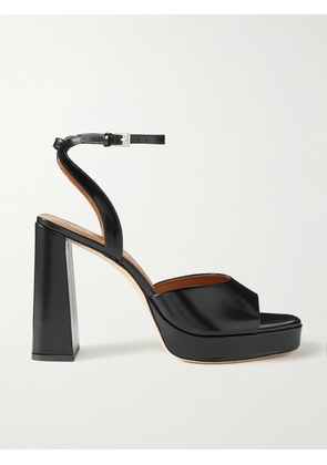 STAUD - Solange Leather Platform Sandals - Black - IT36,IT36.5,IT37,IT37.5,IT38,IT38.5,IT39,IT39.5,IT40,IT41,IT42