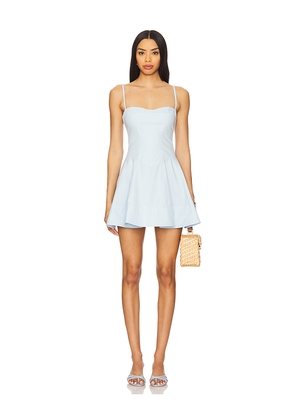Clea Georgia Mini Dress in Baby Blue. Size L. Also in M.
