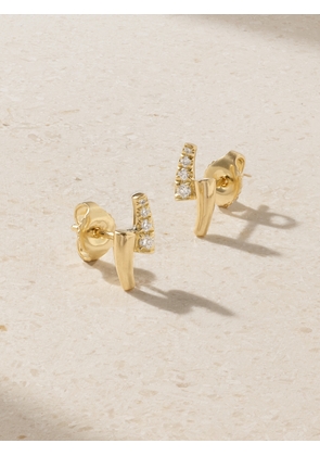 Melissa Kaye - Lola 18-karat Gold Diamond Earrings - One size