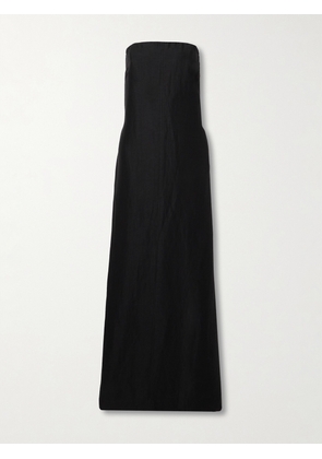 BONDI BORN - + Net Sustain Bormio Strapless Woven Maxi Dress - Black - x small,small,medium,large