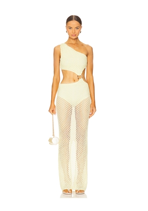 Bananhot Brie Dress in Lemon. Size L. Also in XS, S, M.