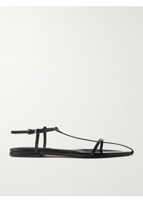 Jil Sander - Leather Point-toe Sandals - Black - IT35,IT35.5,IT36,IT36.5,IT37,IT37.5,IT38,IT38.5,IT39,IT39.5,IT40,IT40.5,IT41