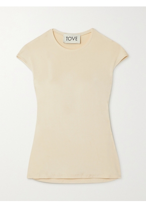 TOVE - Deca Stretch-jersey Top - Cream - FR 34,FR 36,FR 38,FR 40,FR 42,FR 44
