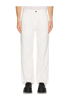Dickies Standard Utility Painter Straight Leg Pant in White. Size 30x32. Also in 38x32.