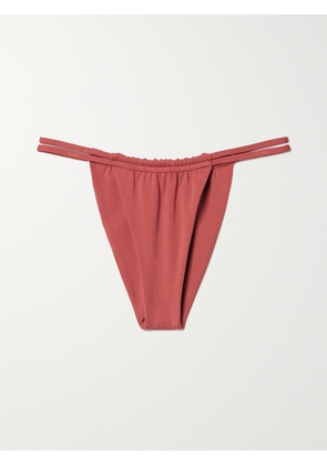 MARA HOFFMAN - + Net Sustain Coco Bikini Briefs - Red - x small,small,medium,large,x large