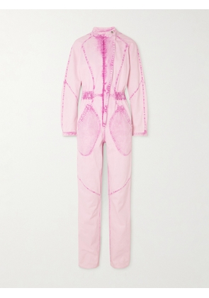 Isabel Marant - Kimea Paneled Denim Jumpsuit - Pink - FR 34,FR 36,FR 38,FR 40,FR 42,FR 44