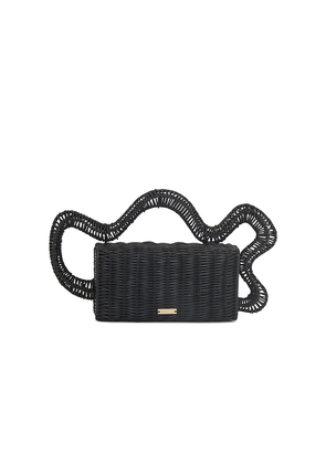 Cult Gaia Elsa Clutch in Black.