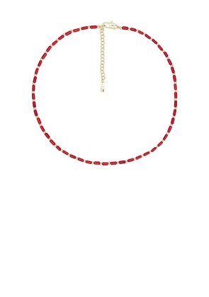 Eliou Louka Necklace in Red.