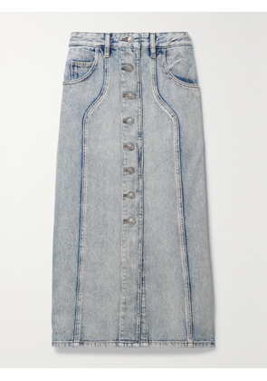Marant Étoile - Vandy Paneled Denim Midi Skirt - Blue - FR 34,FR 36,FR 38,FR 40,FR 42,FR 44