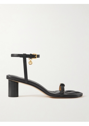 JW Anderson - Paw Embellished Leather Sandals - Black - IT36,IT37,IT38,IT39,IT40,IT41