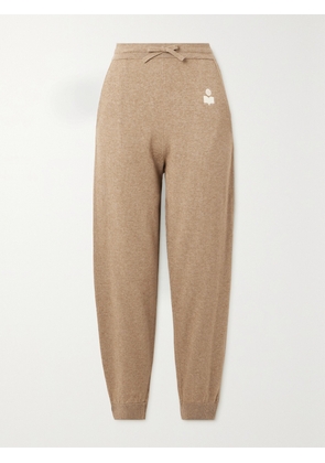 Marant Étoile - Kira Intarsia-knit Track Pants - Brown - FR 32,FR 34,FR 36,FR 38,FR 40,FR 42,FR 44