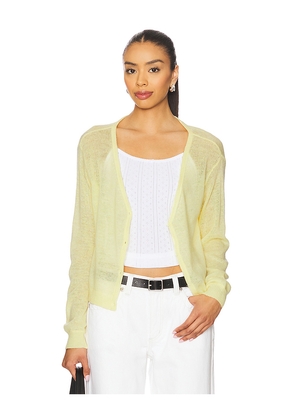 American Vintage Dummy Cardigan in Lemon. Size L. Also in M.